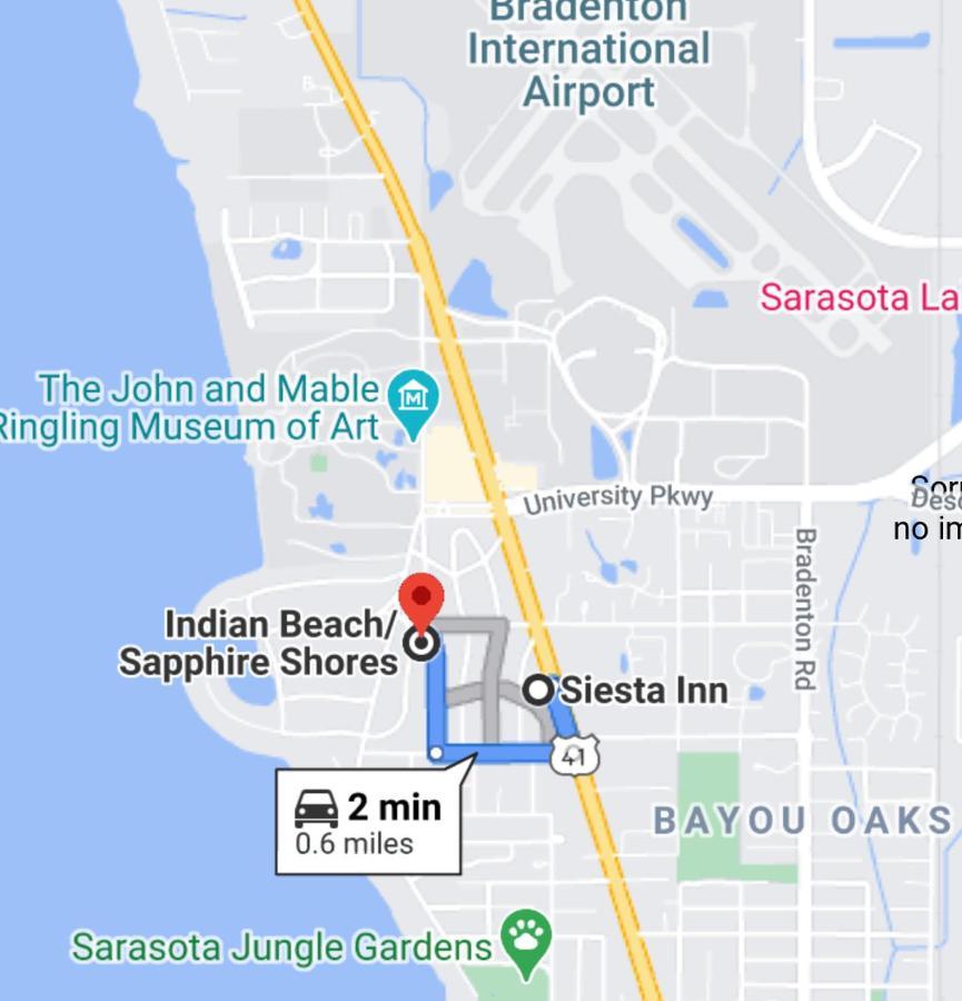 Siesta Inn Sarasota - Indian Beach Экстерьер фото